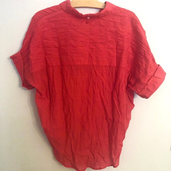 Rag & Bone Red Tie Button Down Shirt - Picture 5 of 6